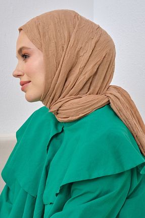شال قهوه ای زنانه Şalland - کد 311603595