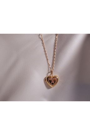 گردنبند استیل ( فولاد ) طوسی زنانه استیل ضد زنگ DD accessories - کد 809872257