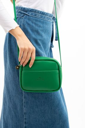 کیف دستی سبز زنانه سایز کوچک چرم مصنوعی کد 830362880