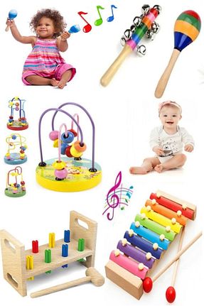 اسباب بازی چوبی رنگی PHEBETHE - کد 328549230