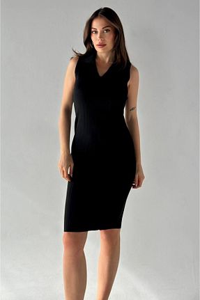 لباس مشکی زنانه تریکو NUDEQUEEN - کد 832405270
