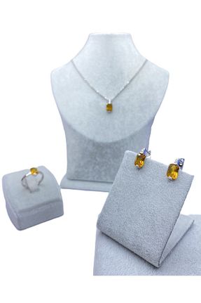ست نقره زنانه زیرکن ERU JEWELLERY - کد 801728581