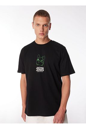 تیشرت مشکی مردانه رگولار Jack & Jones - کد 832471727