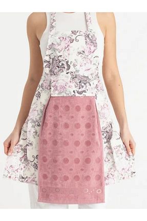 دستکش و پیشبندآشپزخانه صورتی پنبه Bursa Cotton - کد 832511883