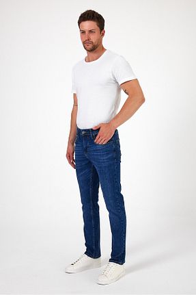 شلوار جین آبی مردانه پاچه ساده Rodi - کد 832552228
