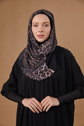 شال بژ زنانه شیفون Differenza - کد 832090388