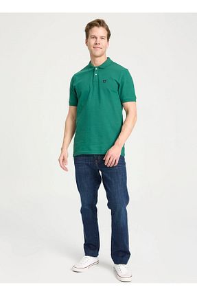 پولوشرت سبز مردانه رگولار Wrangler - کد 828930013
