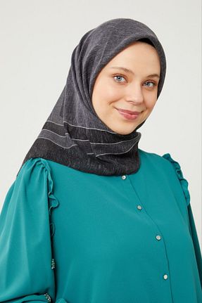 روسری مشکی پنبه پلی استر Bonjela - کد 828660716