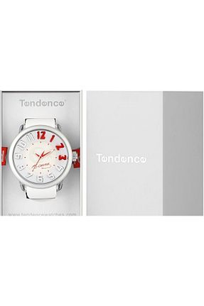 ساعت مچی سفید زنانه 45 میلی متر Tendence - کد 828432729