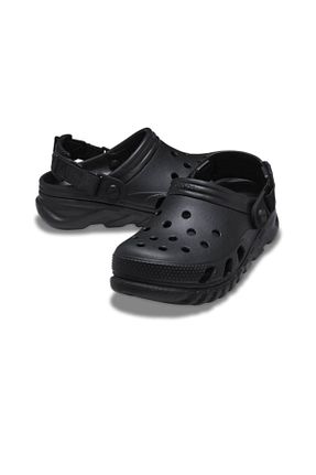 صندل مشکی زنانه پاشنه تخت Crocs - کد 828935094