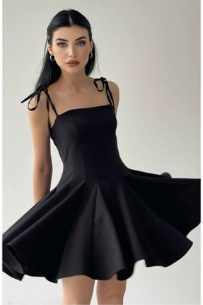 لباس مشکی زنانه جین پنبه - پلی استر - الاستن کد 829023709