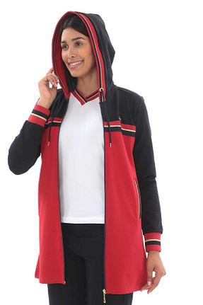 ست گرمکن سایز بزرگ قرمز زنانه سایز بزرگ WND SPORT - کد 829005980