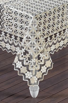 رومیزی بژ پلی استر starlet home collection - کد 829036800