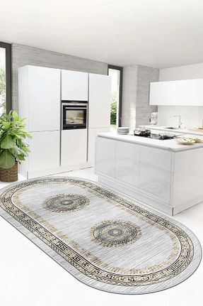 فرش طوسی قابل شستشو Halise Home - کد 829098217