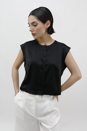پیراهن مشکی زنانه کراپ Charm in Urban - کد 829181450