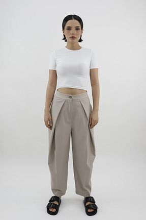 شلوار بژ زنانه بافتنی Charm in Urban - کد 829182097