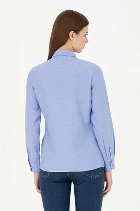پیراهن سرمه ای زنانه اسلیم فیت U.S. Polo Assn. - کد 829379282