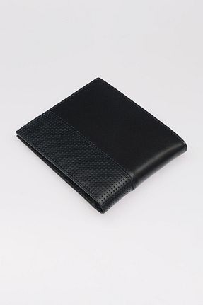 کیف پول سرمه ای مردانه چرم خالص U.S. Polo Assn. - کد 177263758