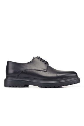 کفش کلاسیک مشکی مردانه پاشنه کوتاه ( 4 - 1 cm ) پاشنه ساده کد 790170385
