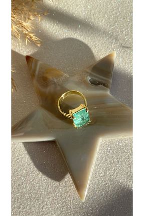 انگشتر نقره طلائی زنانه زیرکن Luna Argento - کد 770293304