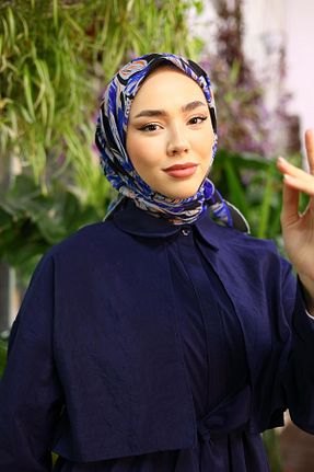روسری مشکی پنبه ای Silk Home - کد 832352731
