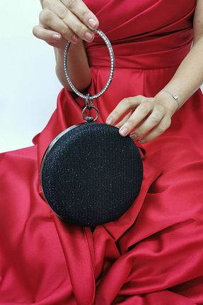 کیف مجلسی مشکی زنانه چرم مصنوعی NAZART - کد 64882530