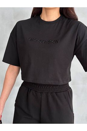 ست بالاتنه و پائین تنه مشکی زنانه جین my bestt butik - کد 820277239