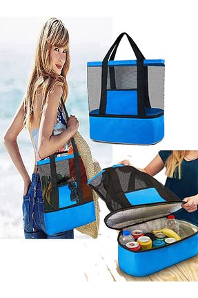 کیف ساحلی آبی زنانه پارچه ای UYDEE - کد 732120482
