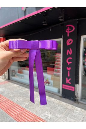 گیره سر بنفش زنانه PONÇİK ACCESSORİES - کد 832143239