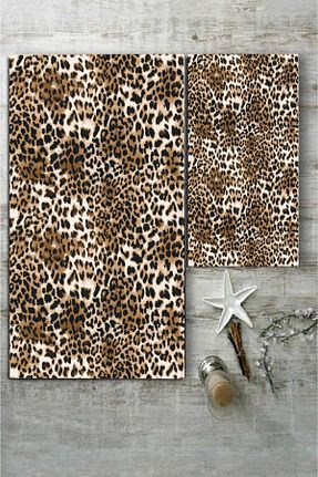پادری حمام قهوه ای پلی استر Yac Home - کد 816380054