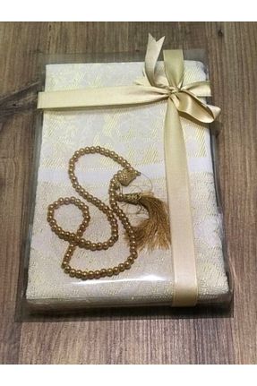سجاده طلائی پنبه ای enti ev tekstili - کد 193458585