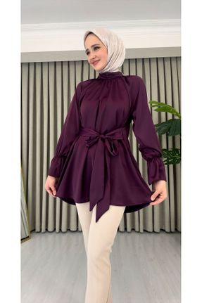 بلوز بنفش زنانه رگولار کد 832561169