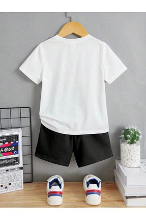 ست بالاتنه و پائین تنه مشکی بچه گانه بافتنی Heybely Kids - کد 832569391