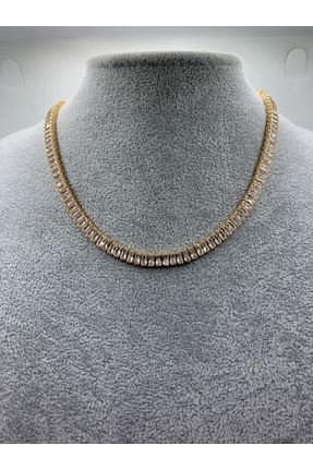 گردنبند جواهر طلائی زنانه زیرکن ValBan Accessories - کد 142919301