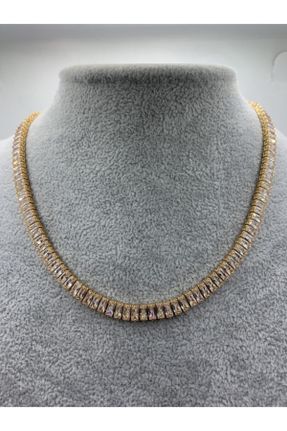 گردنبند جواهر طلائی زنانه کد 142919301
