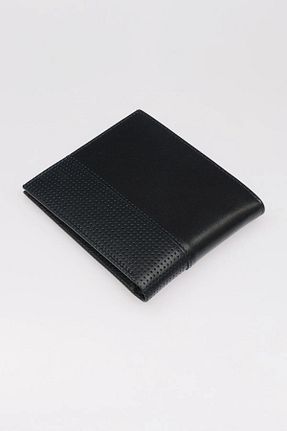 کیف پول سرمه ای مردانه چرم خالص U.S. Polo Assn. - کد 637902632