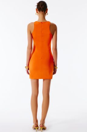 لباس نارنجی زنانه بافتنی کد 828907554