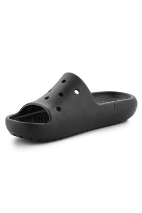 صندل مشکی زنانه پاشنه تخت Crocs - کد 828935468