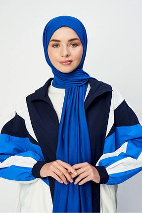 شال سرمه ای زنانه کشمیر Modakaşmir - کد 828954505