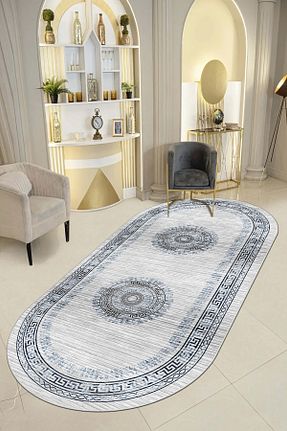فرش آبی قابل شستشو Halise Home - کد 829100604