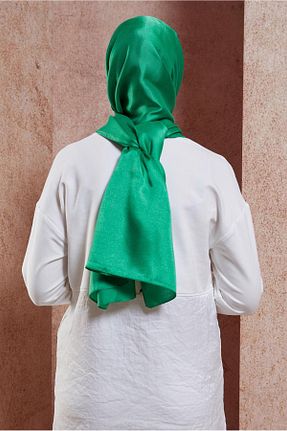 شال سبز زنانه پلی استر Alvina - کد 829158859