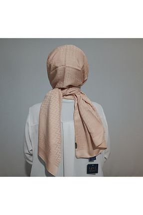 شال صورتی زنانه پنبه پلی استر Levidor - کد 829369250