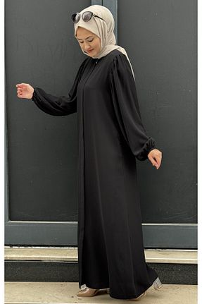 کلاه و ابایا مشکی زنانه جین ESRANUR - کد 829363335