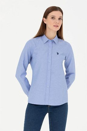 پیراهن سرمه ای زنانه اسلیم فیت U.S. Polo Assn. - کد 829379282