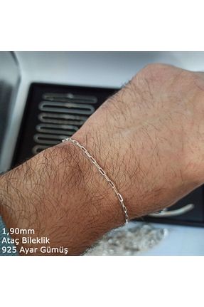 دستبند نقره مردانه 925 عیار dzgsilver - کد 827330033