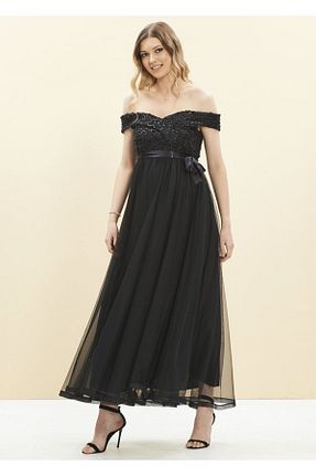 لباس مجلسی بارداری مشکی زنانه Straplez Even Fashion Hamile Giyim - کد 310791962