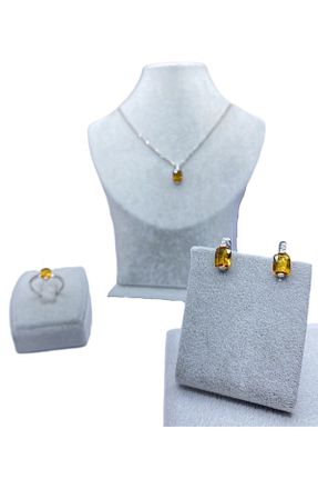 ست نقره زنانه زیرکن ERU JEWELLERY - کد 801728581