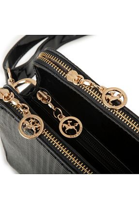 کیف پستچی مشکی زنانه چرم مصنوعی Nas Bag - کد 738840348