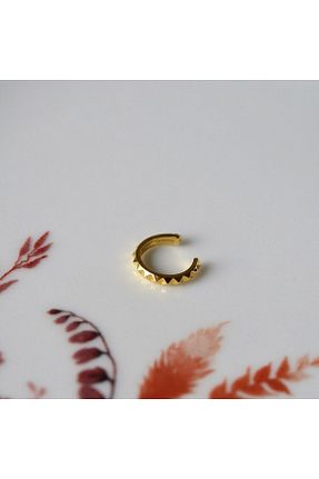 گوشواره غضروفی جواهر طلائی مردانه رودیوم Heppii - کد 650135140