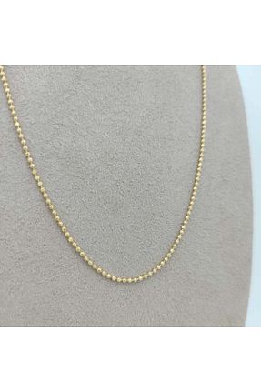 گردنبند طلا زرد زنانه 14 عیار byBurak GOLD - کد 832514452